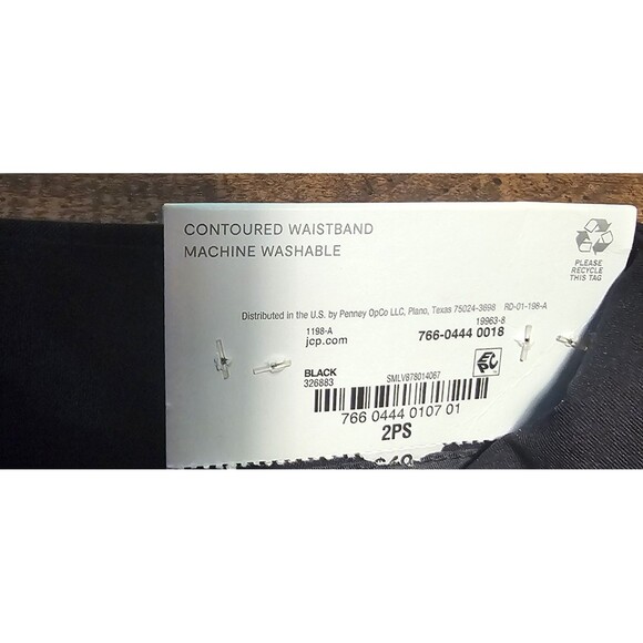 Liz Claiborne Audra Tailored Womens Straight Mid Rise Trouser Black Size 2PS NWT - Picture 6 of 15